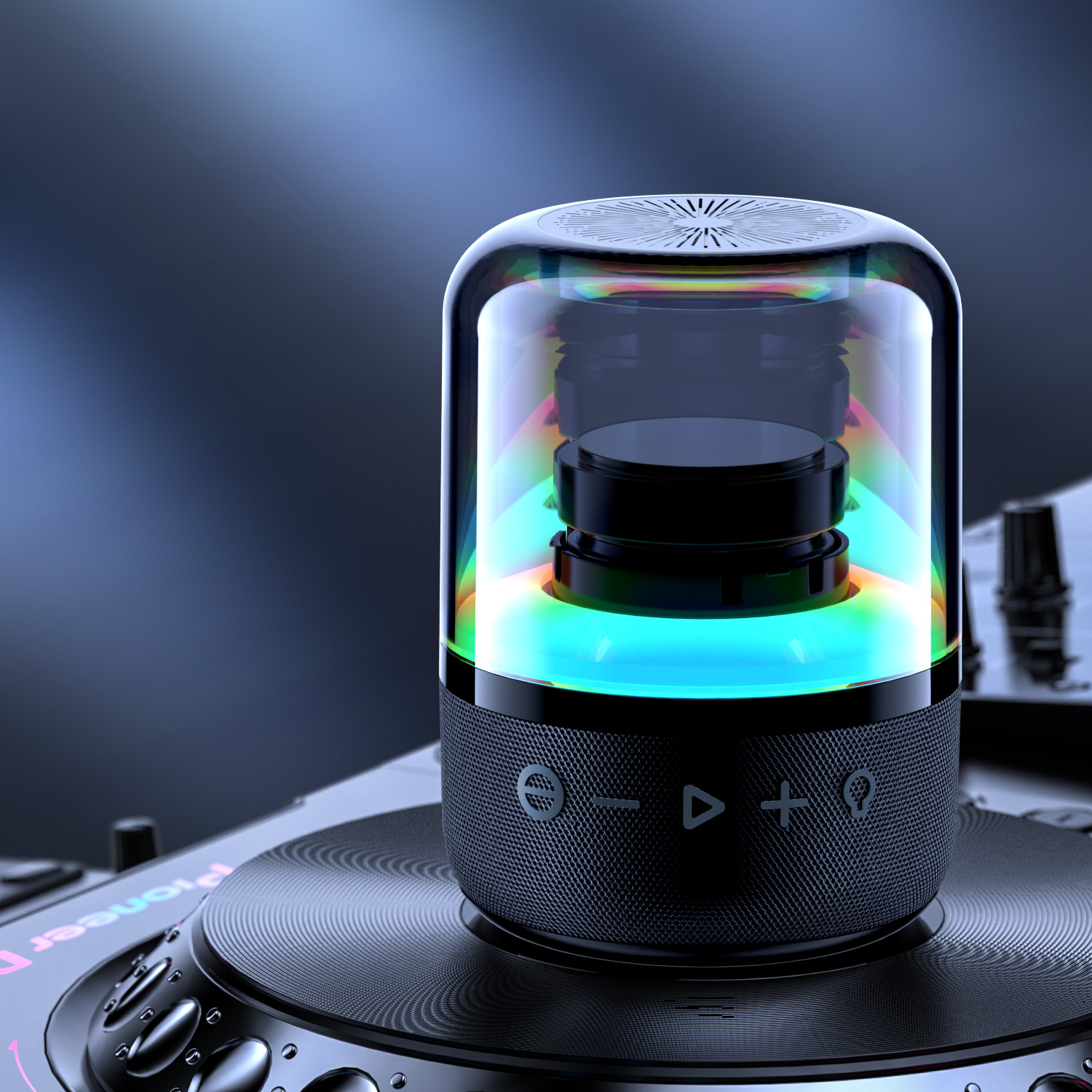 High Sound Quality TWS Speaker Portable Bluetooth Speaker Wireless Bluetooth Party Speaker with LED Lights BS-220