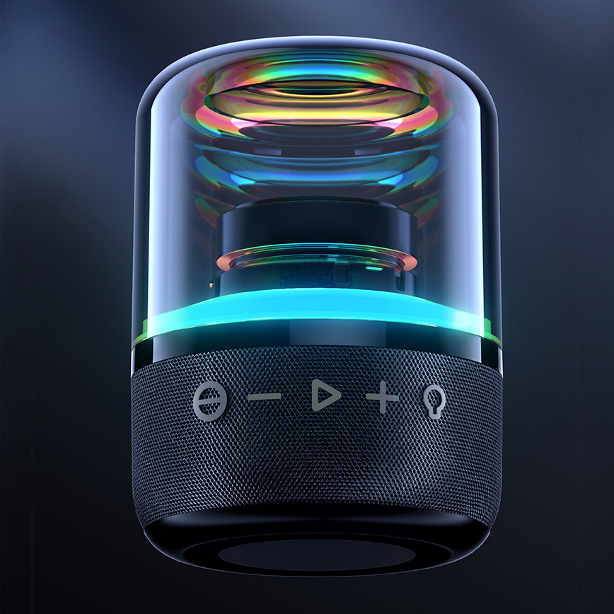 High Sound Quality TWS Speaker Portable Bluetooth Speaker Wireless Bluetooth Party Speaker with LED Lights BS-220