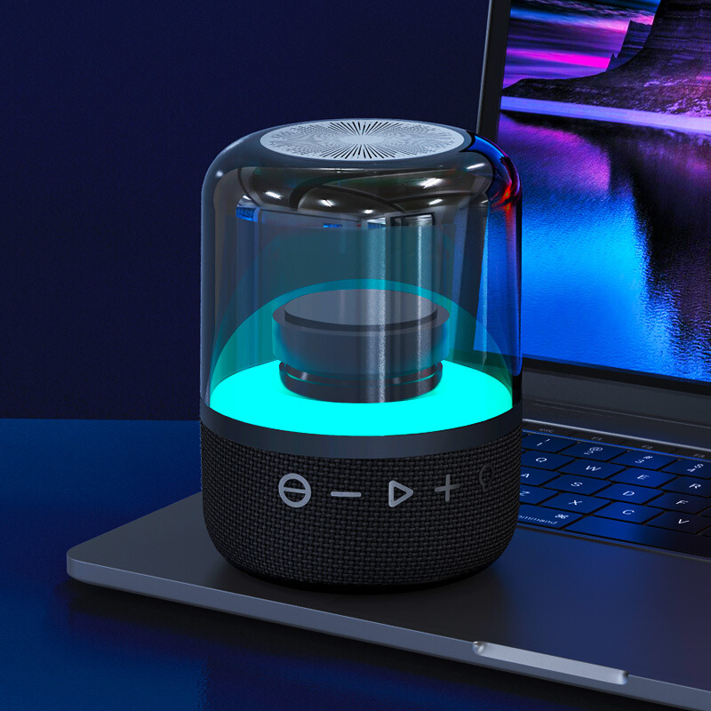High Sound Quality TWS Speaker Portable Bluetooth Speaker Wireless Bluetooth Party Speaker with LED Lights BS-220