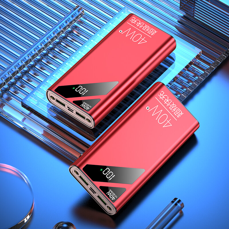 High Quality LED Display 20000 mAh Power Bank Fast Charging Wireless Portable Power Bank QPH-K14