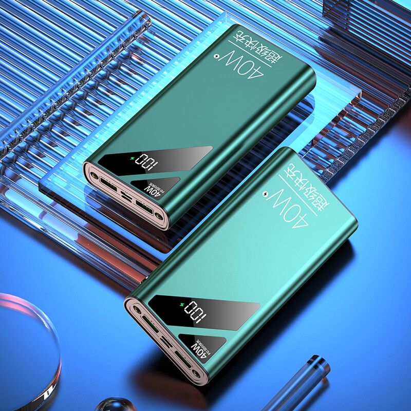 High Quality LED Display 20000 mAh Power Bank Fast Charging Wireless Portable Power Bank QPH-K14