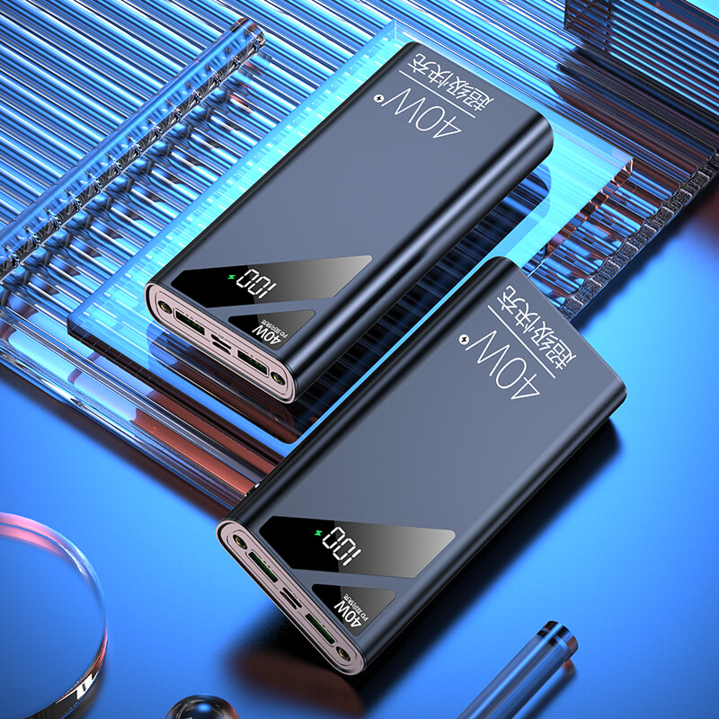 High Quality LED Display 20000 mAh Power Bank Fast Charging Wireless Portable Power Bank QPH-K14