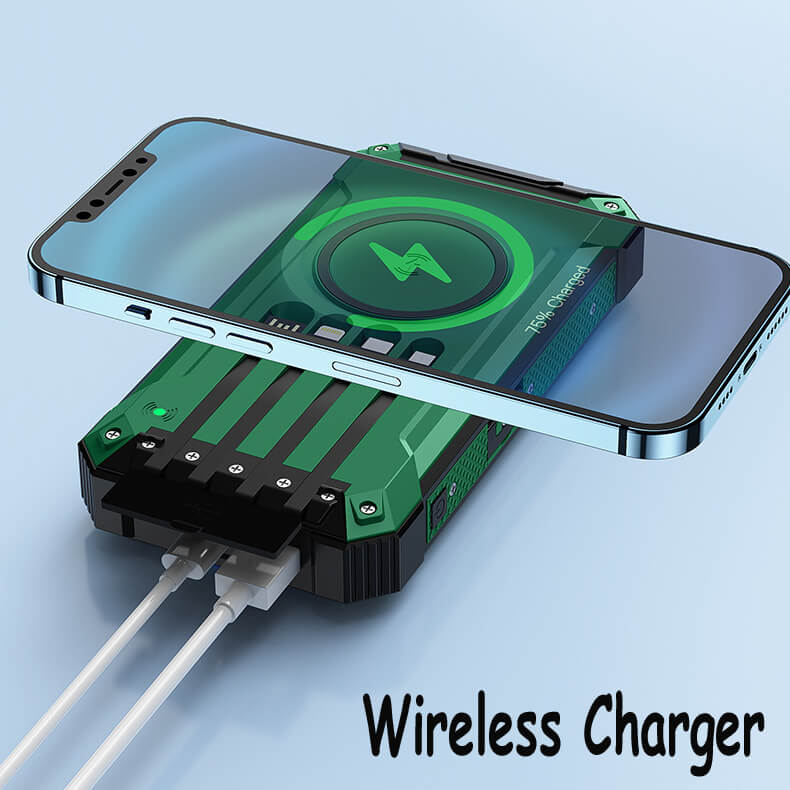 Hot Selling Universal Portable Outdoor Fast Charge 20000mah Powerbank Solar Wireless Charging Power Bank SC-20K