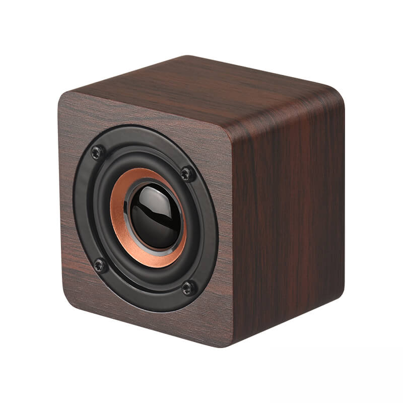 Hot Selling True Stereo Bamboo Wooden Wireless Bluetooth Speaker Outdoor Mini Portable Music Speaker BS-236