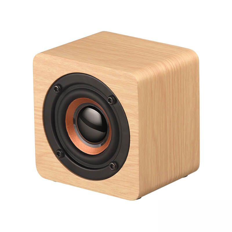 Hot Selling True Stereo Bamboo Wooden Wireless Bluetooth Speaker Outdoor Mini Portable Music Speaker BS-236