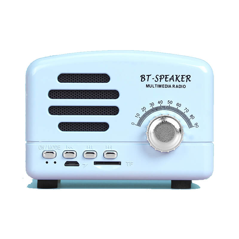 2023 mini portable retro FM radio bluetooth speaker custom wireless speaker BS-237
