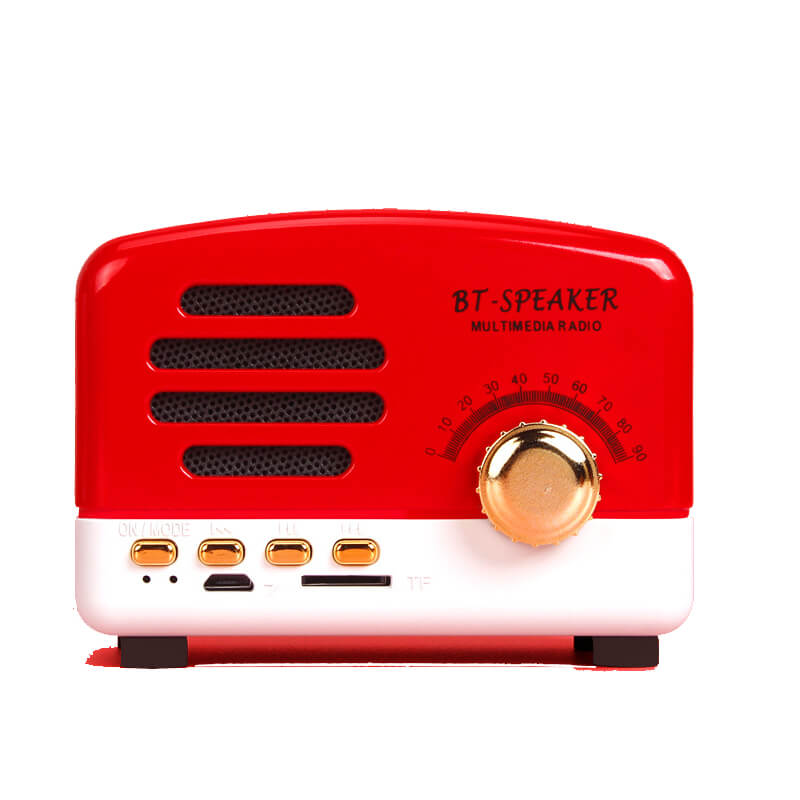 2023 mini portable retro FM radio bluetooth speaker custom wireless speaker BS-237