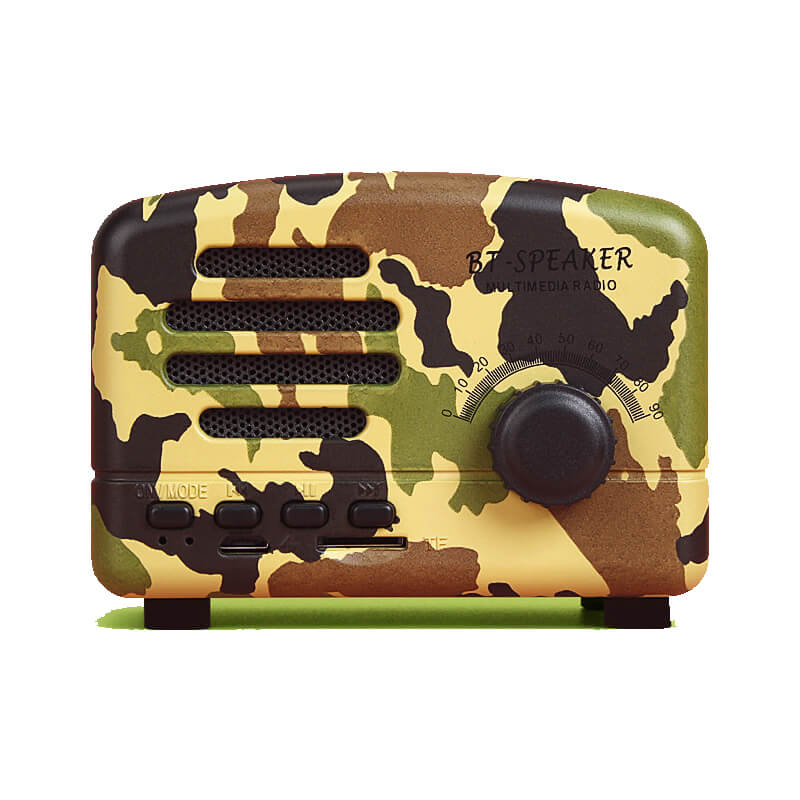 2023 mini portable retro FM radio bluetooth speaker custom wireless speaker BS-237