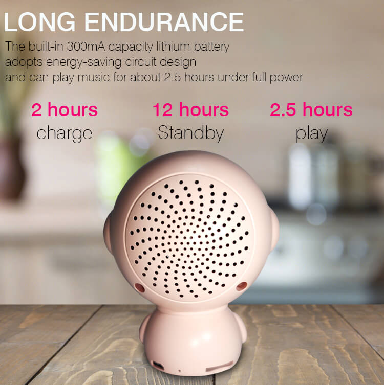3D Stereo Surround Robot LED Color Music Box TWS Mini Portable Wireless Speaker Alto-falante Bluetooth Speaker BS-238
