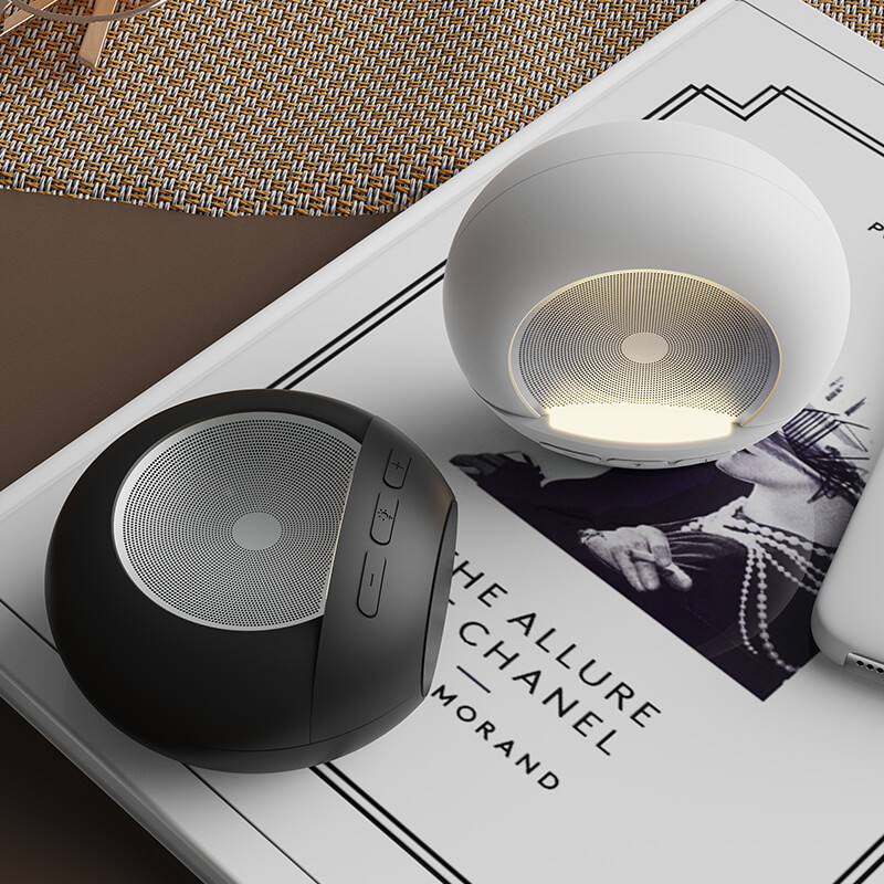 Factory Direct Mini Portable Speaker caixa de som bluetooth Speaker Wireless Bocinas Bluetooth Speaker With Moon Night Light DW06