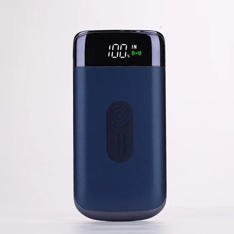 Custom digital display wireless portable power bank 10000 mAh mobile charger WPH-10000C