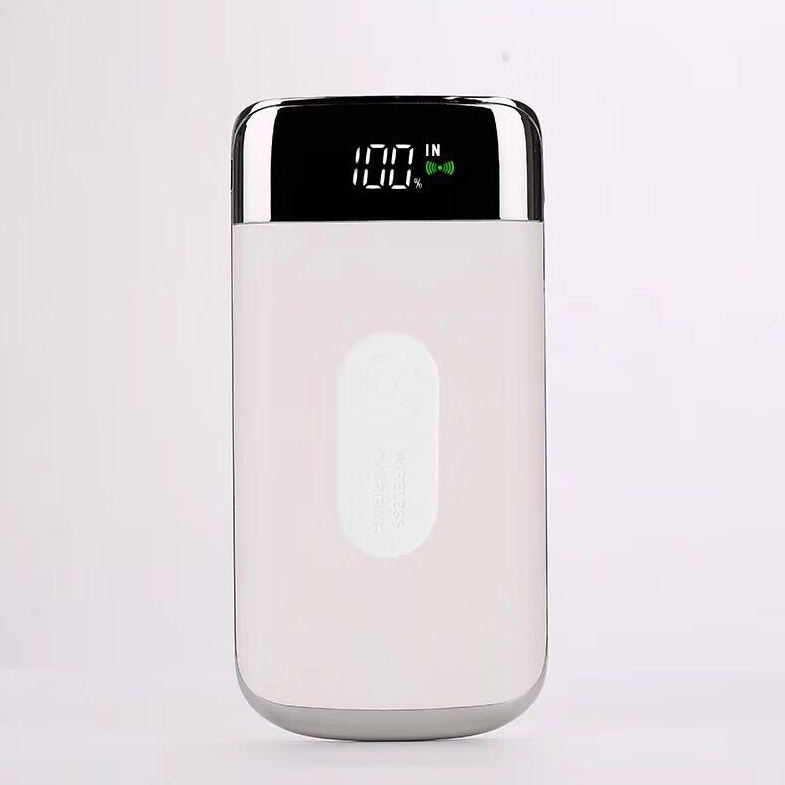 Custom digital display wireless portable power bank 10000 mAh mobile charger WPH-10000C