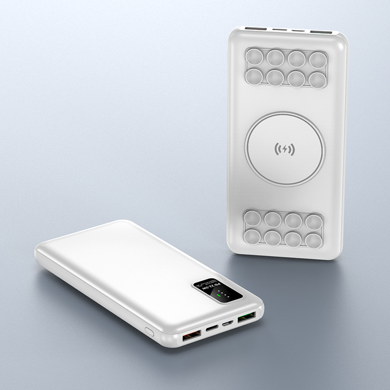 22.5W Fast Charger Power Bank with 15W Wireless Charger WPH-10000B