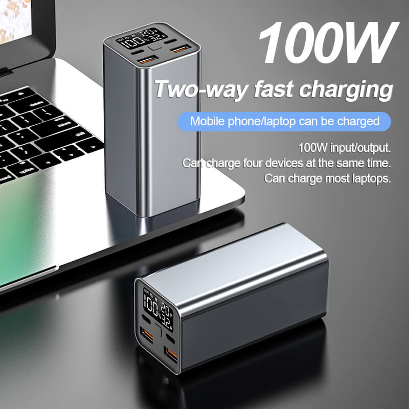 PD 100W Fast Power bank Quick charger power bank 20000mah quick charging 3.0 power bank XC-177