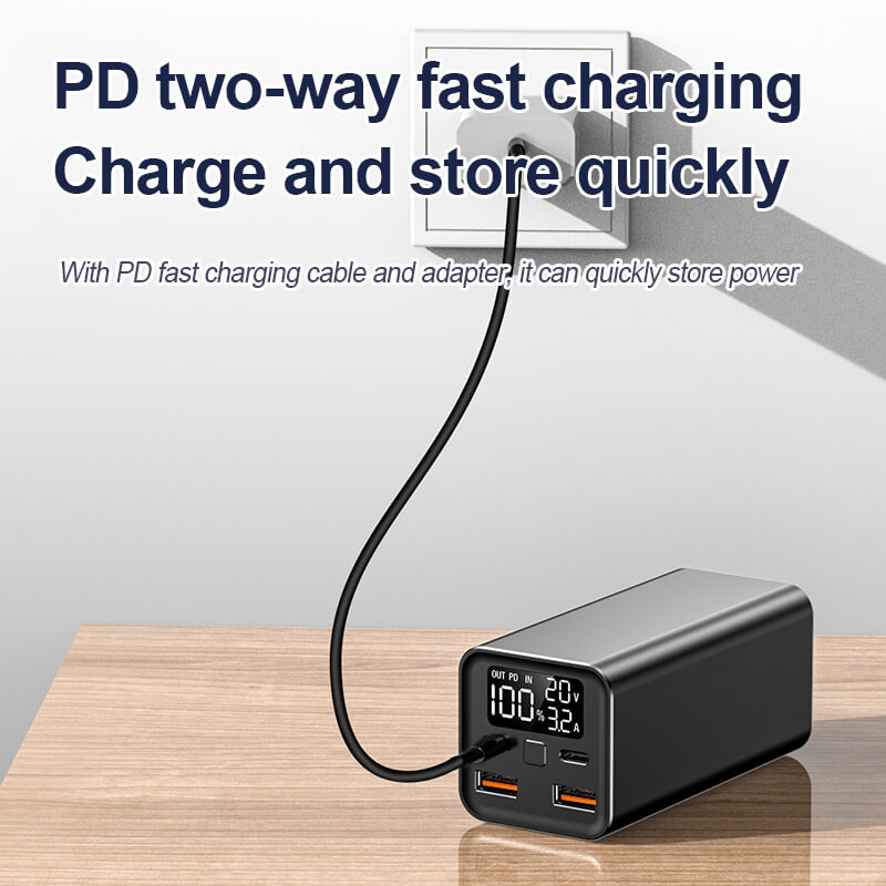PD 100W Fast Power bank Quick charger power bank 20000mah quick charging 3.0 power bank XC-177