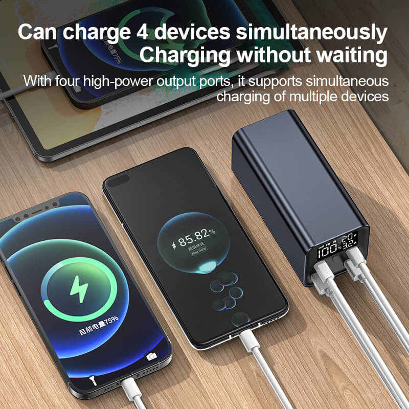 PD 100W Fast Power bank Quick charger power bank 20000mah quick charging 3.0 power bank XC-177