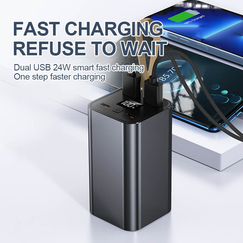 CASUN New Design Fast charger power bank 65W Super Fast Charging Phone Chargers Portable Thin Power Bank Y144