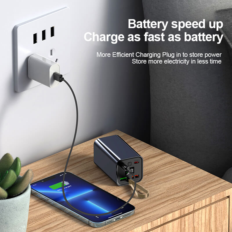 CASUN New Design Fast charger power bank 65W Super Fast Charging Phone Chargers Portable Thin Power Bank Y144