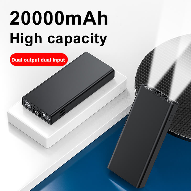 2023 New 22.5W Fast Charging Power Bank 20000mAh Type C Portable Outdoor Travel Cell Mobile Phone Power Bank  XC-134