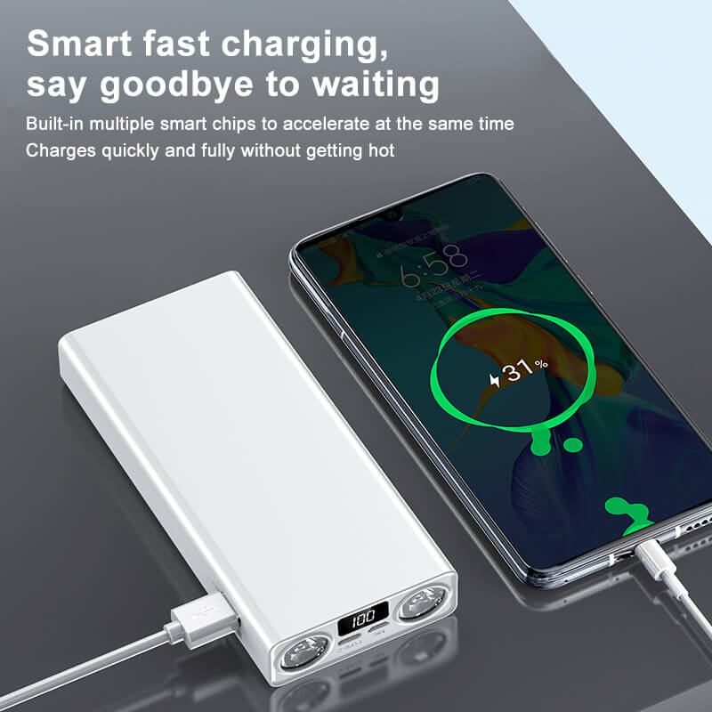 2023 New 22.5W Fast Charging Power Bank 20000mAh Type C Portable Outdoor Travel Cell Mobile Phone Power Bank  XC-134