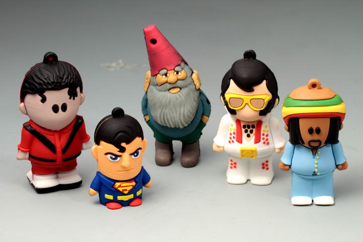 Custom usb 2.0 3.0 flash drive soft PVC 3D cartoon car truck animal wristband usb flash memory stick PV-U100