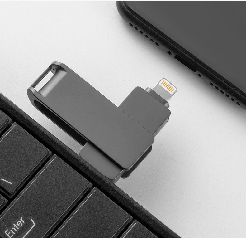 Fashion Popular High Speed Type C OTG USB Memory Stick 128gb 64gb 3 in 1 OTG USB Flash Drive for Mobile Phone  OTG-01A