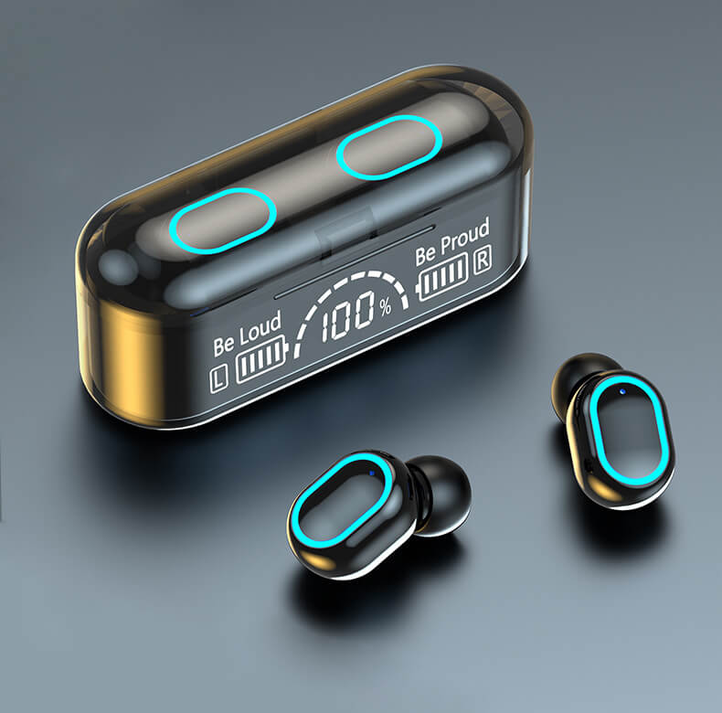 Hot Sale Wireless Earphones Bluetooth Headphones LED Screen Digital Display Breathing Light Sports Gaming Headsets G35