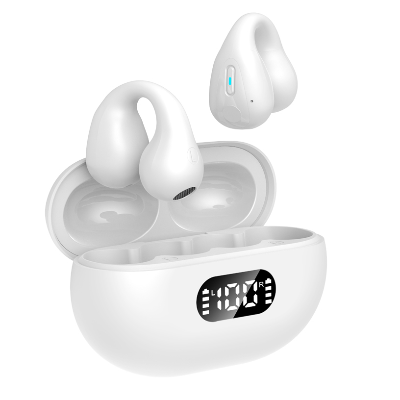 Original Mini True Wireless Stereo Bone Conduction Fone TWS Earphone LED Display Bt5.3 Headphones Auriculares Earbuds CR15