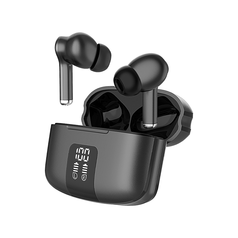 New Arrival Type-C Earphones Led Display ANC Active Noise Cancellation Wireless Earbuds In Ear Headphones BT 5.3 Earbuds M48 pro