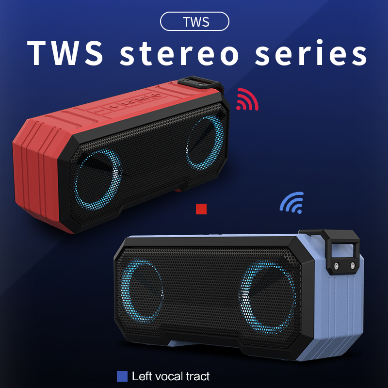 High Quality 20W professional subwoofer bass stereo IPX7 Waterproof  outdoor wireless speaker bluetooth X8