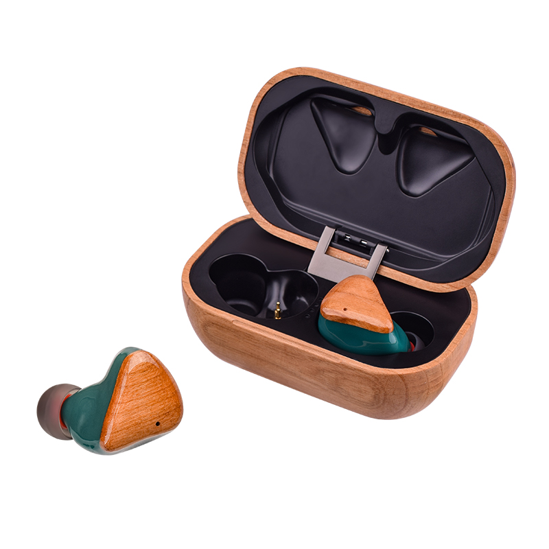 Top Fashion ENC Noise Reduction Audifonos-bluetooth Wood Earbuds TWS Earphone Headphone Wireless Bluetooth Earphones W10