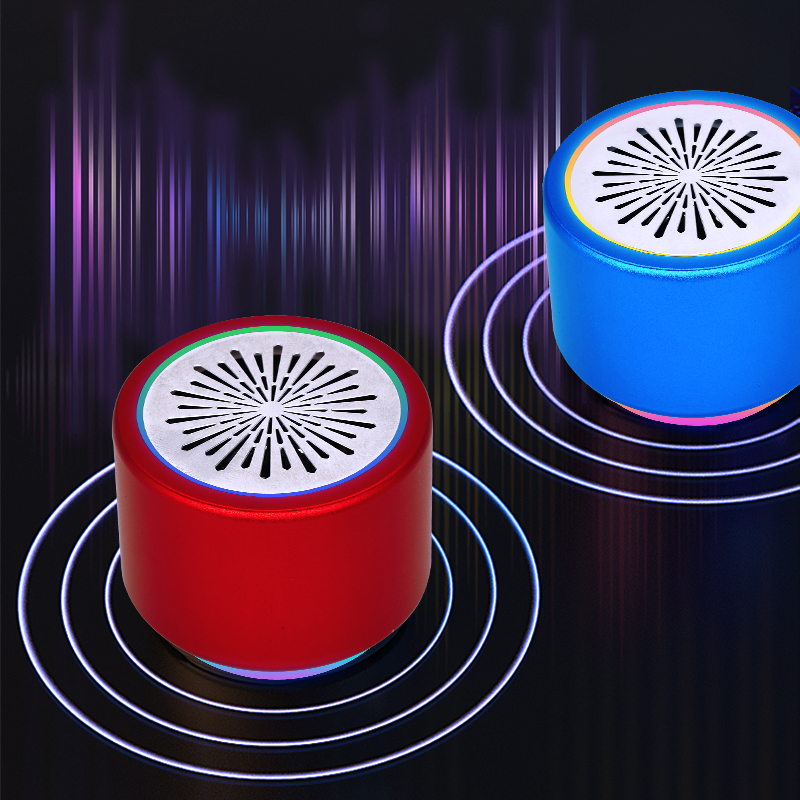 Promotion LED Shining And Colorful Wireless Mini Speaker Bluetooth Sans Fil Portable Mobile Music Mini Bluetooth Speaker BS-206
