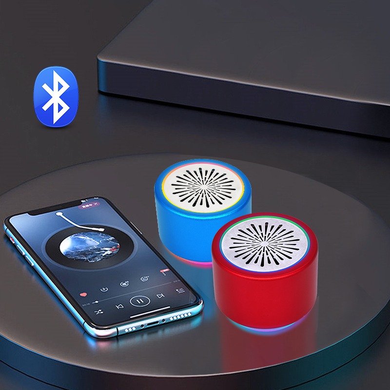 Promotion LED Shining And Colorful Wireless Mini Speaker Bluetooth Sans Fil Portable Mobile Music Mini Bluetooth Speaker BS-206