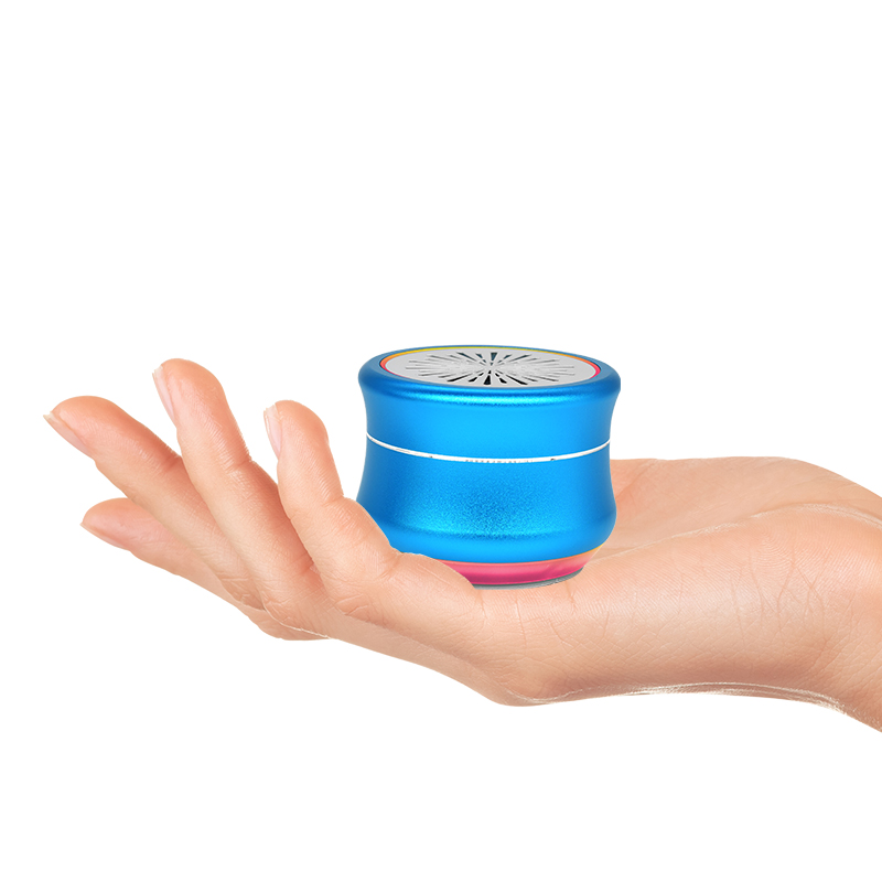 Latest Hot Sale LED Colorful Light Cute Alto Falante Wireless Portable Mobile Music Mini Bluetooth Speaker With Custom Logo BS-207