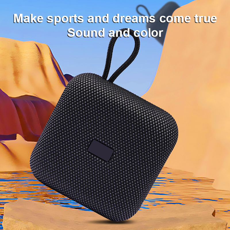 Hot Selling TWS Rechargeable Type-C Alto Falante 5W Mini Portable Wireless IPX6 Waterproof Lanyard Bluetooth speaker