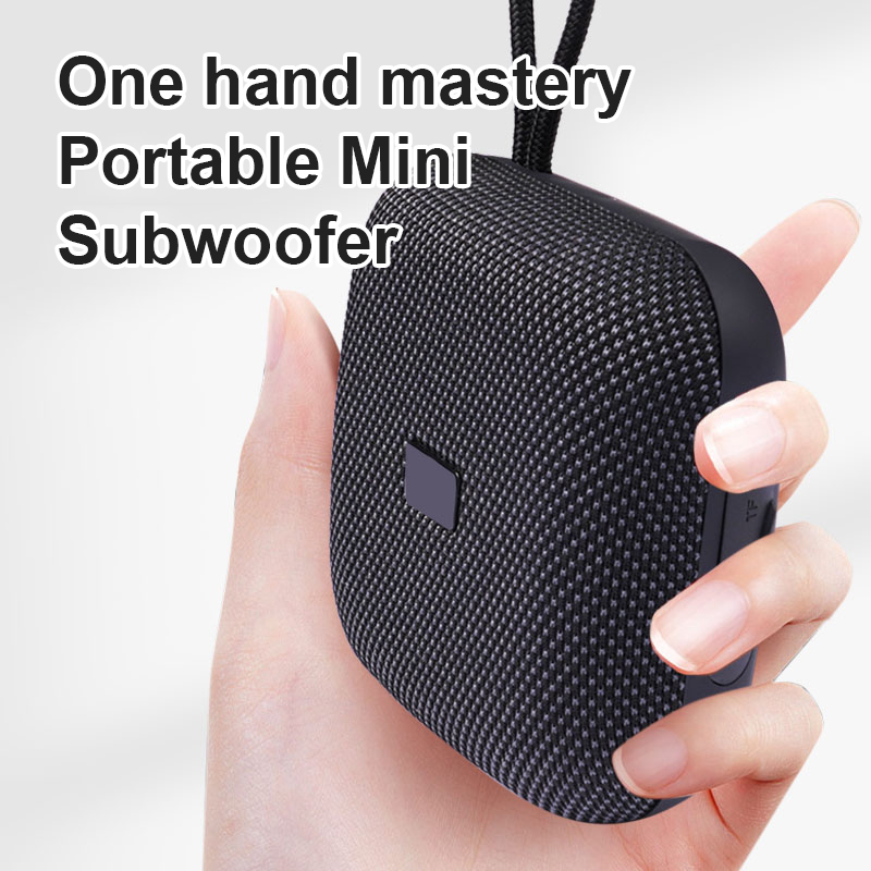 Hot Selling TWS Rechargeable Type-C Alto Falante 5W Mini Portable Wireless IPX6 Waterproof Lanyard Bluetooth speaker