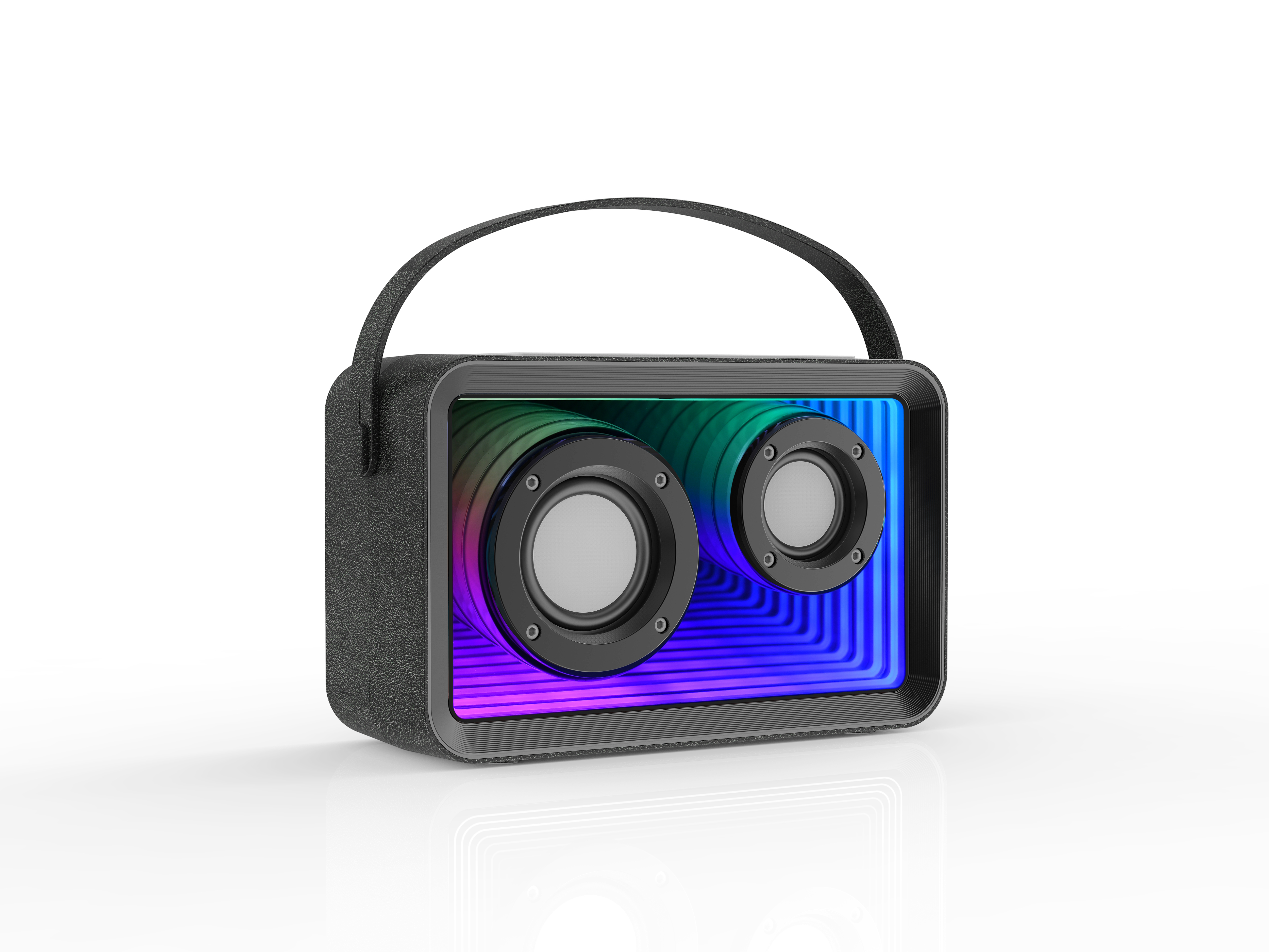 Hot Sale 1200mah Waterproof Lossless LED Flashing Color Karaoke Bluetooth Speaker c60