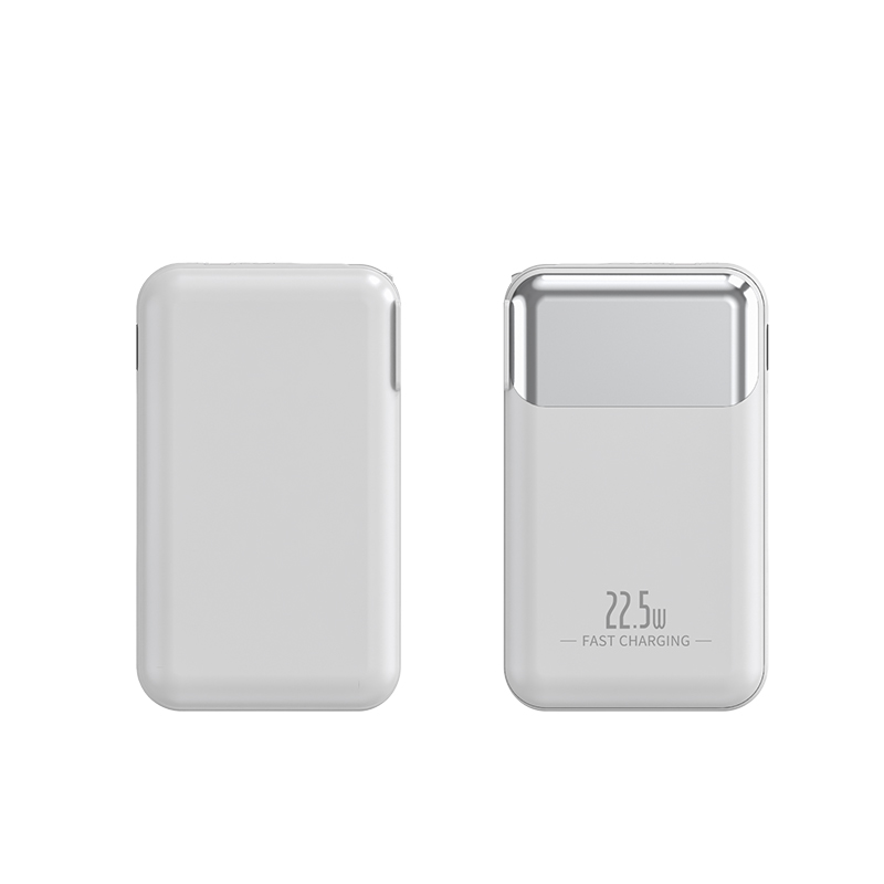 Brand New LED Display Screen 22.5w Fast Charging 10000mah Power Bank With AC Charging Plug