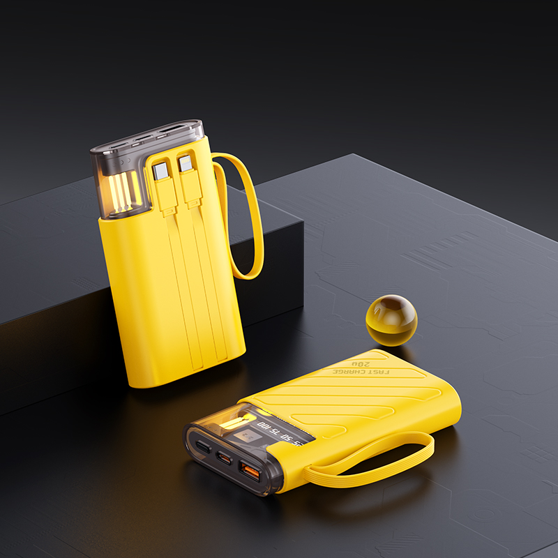 new arrival led display screen portable overcharge protection fast charge power bank with flashlight dx282
