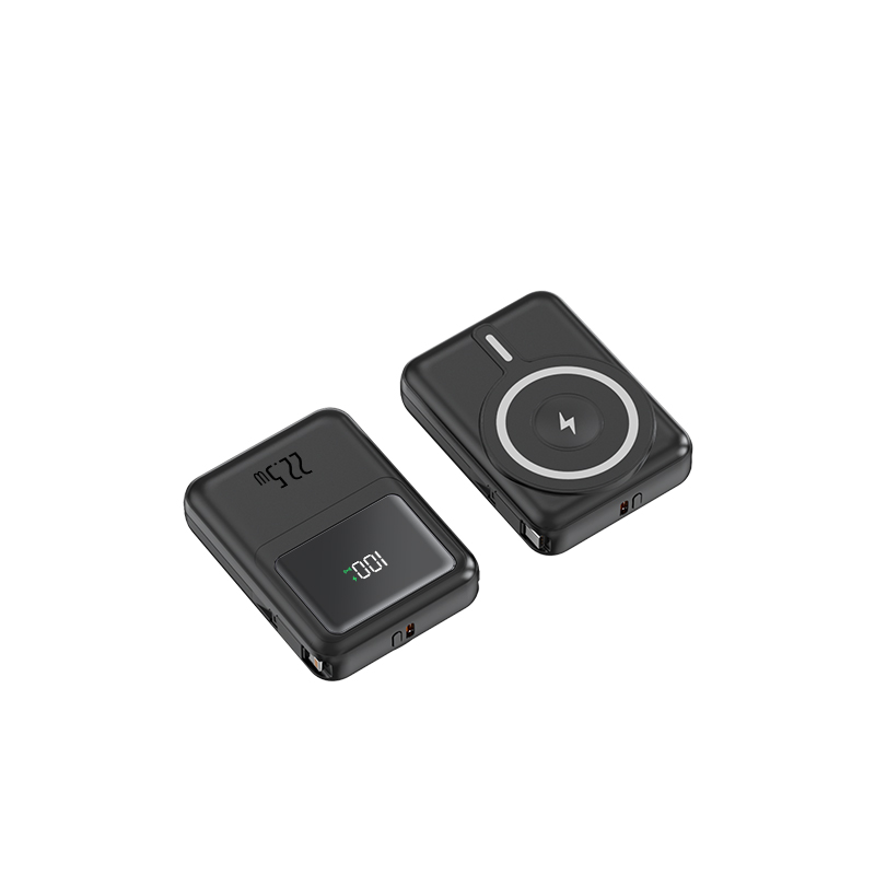 Factory mini portable 10000mAh 22.5W fast charge 15W wireless power bank wc020