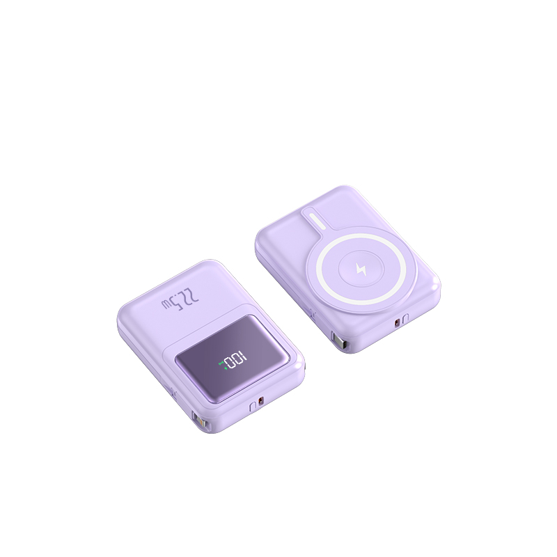 Factory mini portable 10000mAh 22.5W fast charge 15W wireless power bank wc020