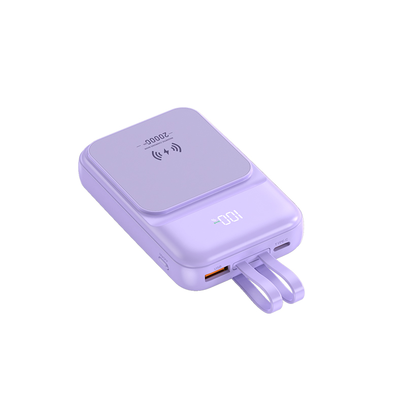 new custom logo colorful 10000/20000mAh large capacity wireless power bank ym791