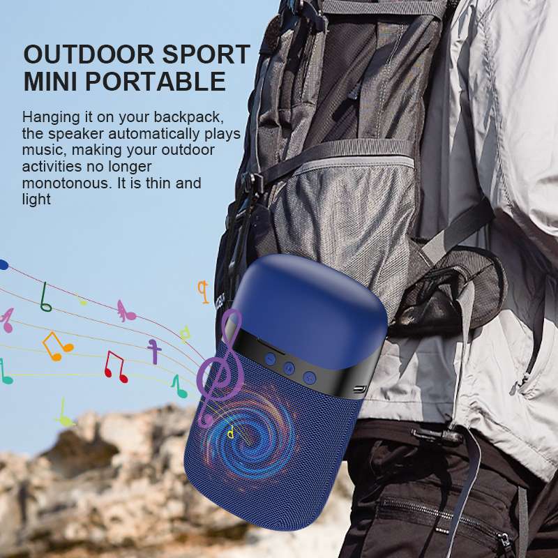 Hot selling Portable 2-in-1 Design Bluetooth Speaker Wireless Earbuds