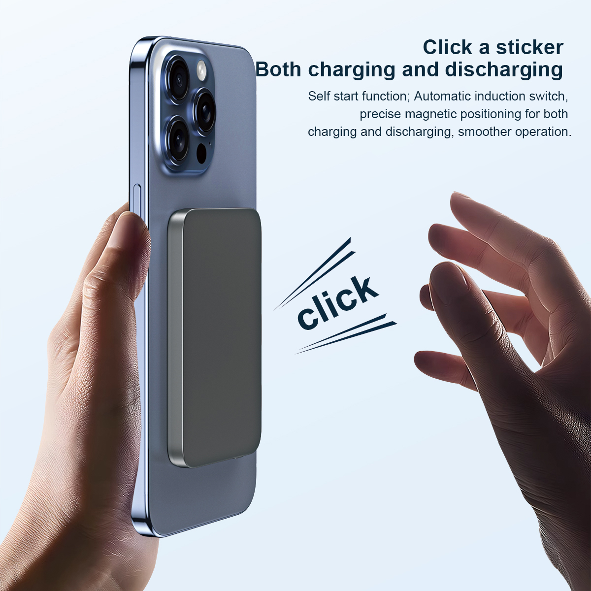 Trending Outdoor Travel Portable Small PD 20W 5000Mah Ultra Slim Li-polymer Battery Wireless Magnetic Power Bank
