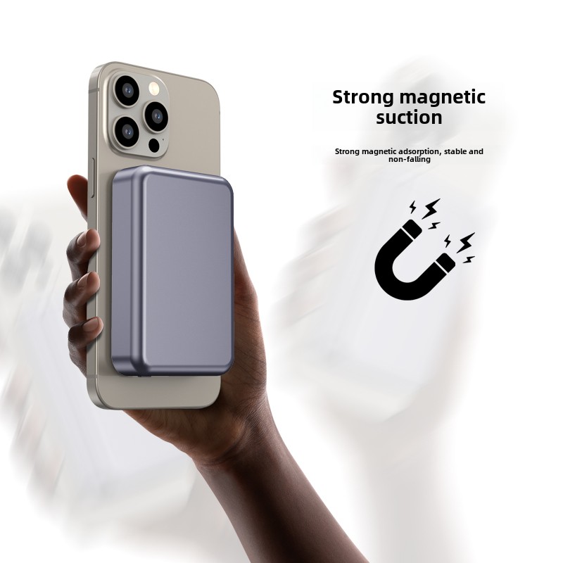 Transparent New Technology 10000 Mah Wireless Charging Treasure Fast Charging Mobile Power Supply power bank
