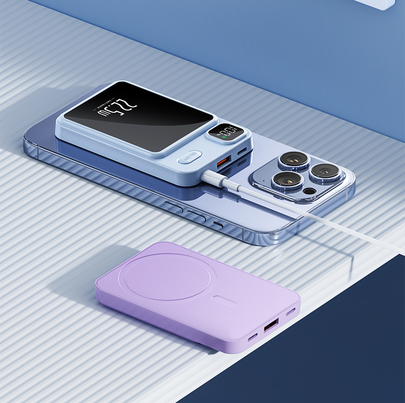Hot Selling Fast Charger Wireless Power Bank 10000mAh Portable Magnetic 5000mah Power Bank