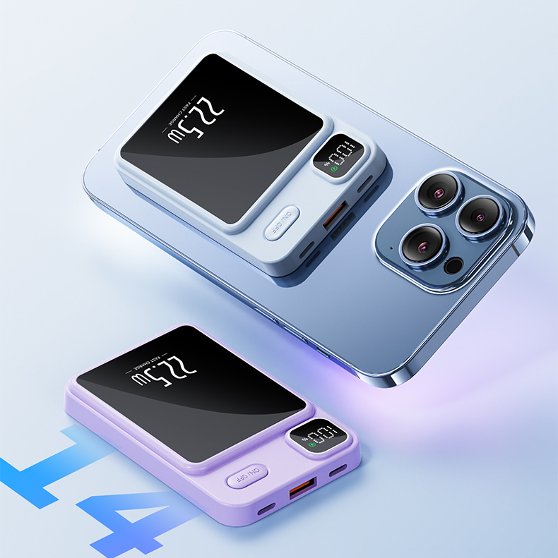 Hot Selling Fast Charger Wireless Power Bank 10000mAh Portable Magnetic 5000mah Power Bank