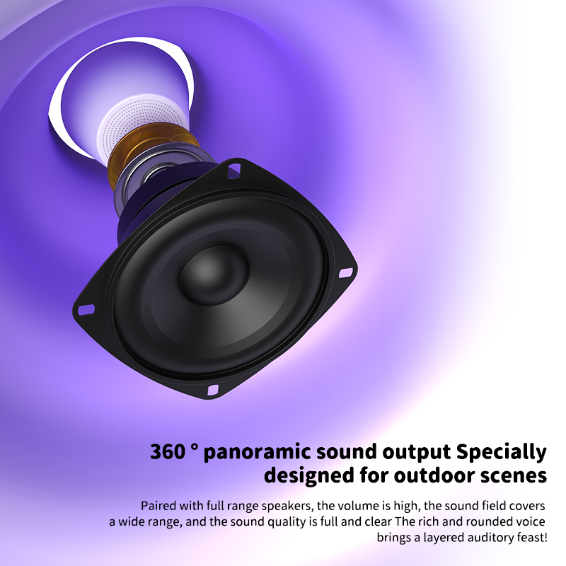 2025 New Portable Fashion Bluetooth Speaker Mini Desktop Subwoofer Outdoor Mini Gradient Color Bluetooth Speaker