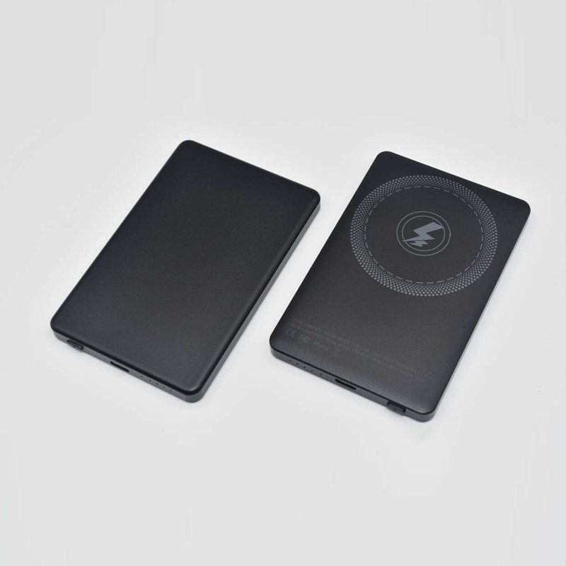 Custom Ultra-Thin 5000mAh Magnetic Wireless Power Bank Slim Mobile Power Charger with 15W Output LI-Polymer Battery