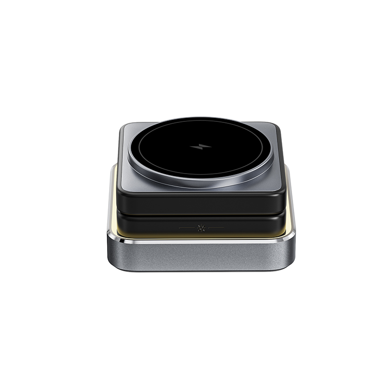 3-in-1 Travel-Friendly Phone Fast Charging 9V/3A15W Foldable Wireless Charger for Smart Watch Phone Earphone